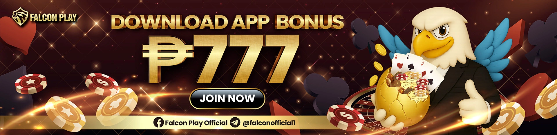 Daily cashback offer displayed on FALCONPLAY app free download