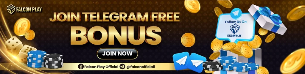 FALCONPLAY welcome bonus for new users displayed on the app interface